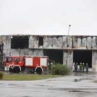 Požar skladišta u Osijeku