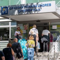 Gužva ispred Gradske plinare Zagreb