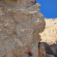 Spašavanje osobe s litice na Pagu