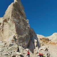 Spašavanje osobe s litice na Pagu