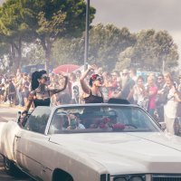 Američki V8 automobili na Tjednu talijanskih motocikala 2024.