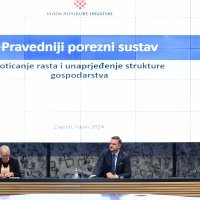 Ministar Marko Primorac predstavlja nove porezne promjene