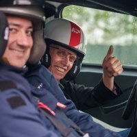 Šef Stellantisa Carlos Tavares za volanom Lancije Ypsilon Rally4 HF na stazi Balocco