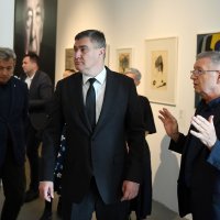 Zoran Milanović u obilasku izložbe 'Picelj i prijatelji'