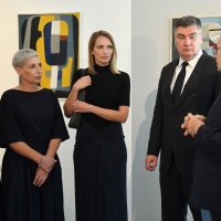 Zoran Milanović u obilasku izložbe 'Picelj i prijatelji'