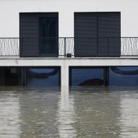 Vrh vodnog vala na Dunavu kod Batine, Baranja