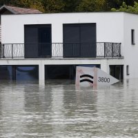Vrh vodnog vala na Dunavu kod Batine, Baranja