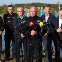 Tomo Medved i Zoran Đuroković na sjednici Stožera civilne zaštite Osječko-baranjske županije