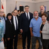 Andrej Plenković u posjetu Hrvatima u SAD-u