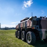 Pogled na stražnju stranu novog autonomnog vozila