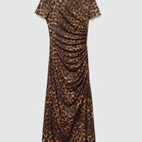 Mango haljina leoparda printa