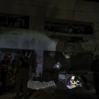 Oštećena škola u Gederi u iranskom napadu na Izrael