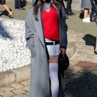 Street style za vrijeme Miu Miu revije proljeće/ljeto 2025.