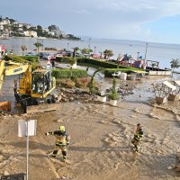Bujica poplavila Podgoru tijekom jakog kišnog nevremena