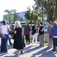 Prosvjed roditelja učenika Gimnazije Tituša Brezovačkog ispred Gradske uprave