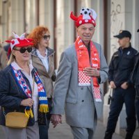 Liga nacija: Hrvatska - Škotska, navijači