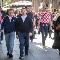 Liga nacija: Hrvatska - Škotska, navijači