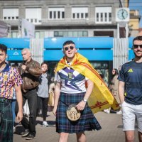 Liga nacija: Hrvatska - Škotska, navijači