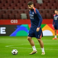 Hrvatska nogometna reprezentacija, trening, Varšava, 14.10.2024.