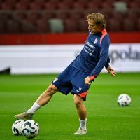 Hrvatska nogometna reprezentacija, trening, Varšava, 14.10.2024.