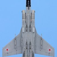 Pogled odozdo na MiG-31