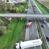 Prevrnuti kamion na autocesti A3