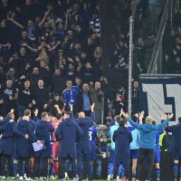 Red Bull Salzburg - Dinamo, 23.10.2024., slavlje igrača Dinama