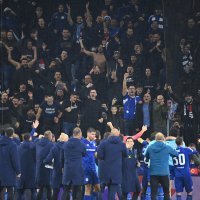 Red Bull Salzburg - Dinamo, 23.10.2024., slavlje igrača Dinama