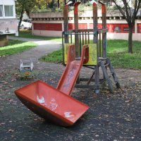 Posljedice eksplozije u parku na Vrbanima