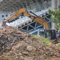 Stadion Kranjčevićeva, radovi i rušenje
