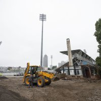 Stadion Kranjčevićeva, radovi i rušenje