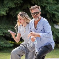 Sergej Trifunović i supruga Isidora