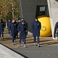 Igrači Dinama u šetnji Bratislavom uoči utakmice 4. kola Lige prvaka protiv Slovana