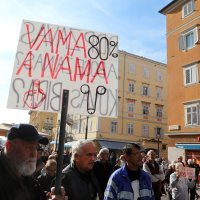 Prosvjed umirovljenika u Rijeci