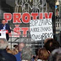 Prosvjed umirovljenika u Rijeci