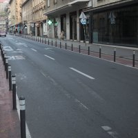 Stupići na biciklističkoj stazi u centru Zagreba