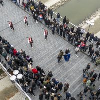 Pogled iz zraka na kolonu sjećanja