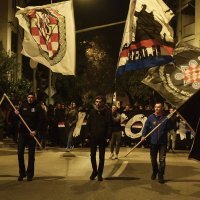 Mimohod, Split, Hrvatska -Portugal, 18.11.2024., Vukovarska ulica