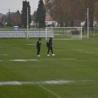 SuperSport Hrvatski nogometni kup: Bjelovar - Dinamo, natopljeni travnjak, 20.11.2024.