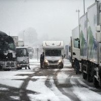 Snijeg na autocesti A1