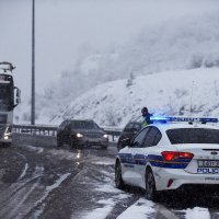 Snijeg na autocesti A1