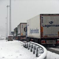 Snijeg na autocesti A1