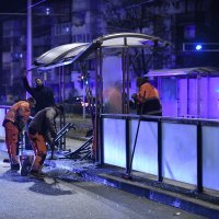 Zagreb: Auto na Horvaćanskoj naletio na tramvajsku stanicu