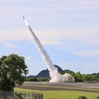 Ispaljivanje PrSM projektila na pomorsku metu na poligonu Palau