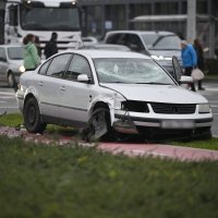 prometna nesreca na krizanju Vukovarske ulice i Ulice Hrvatske bratske zajednice.