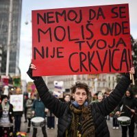 Molitva i protuprosvjed na Trgu bana Jelačića