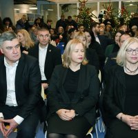 Zoran Milanović na otvorenju obnovljene knjižnice u Sisku