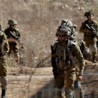 Izraelski vojnici na Golanskoj visoravni, prije upada u Siriju