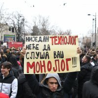 Prosvjed studenata u Beogradu