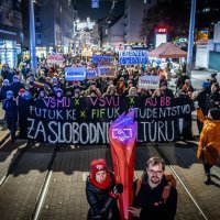 Prosvjed Za slobodnu kulturu u Bratislavi